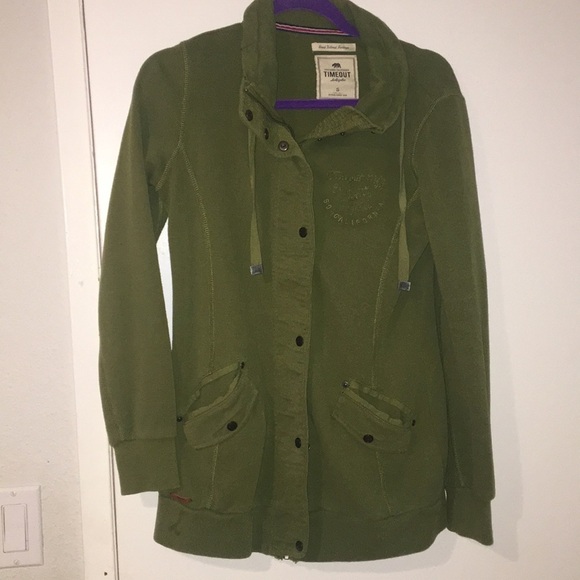 timeout Jackets & Blazers - Ladies  green timeout jacket.